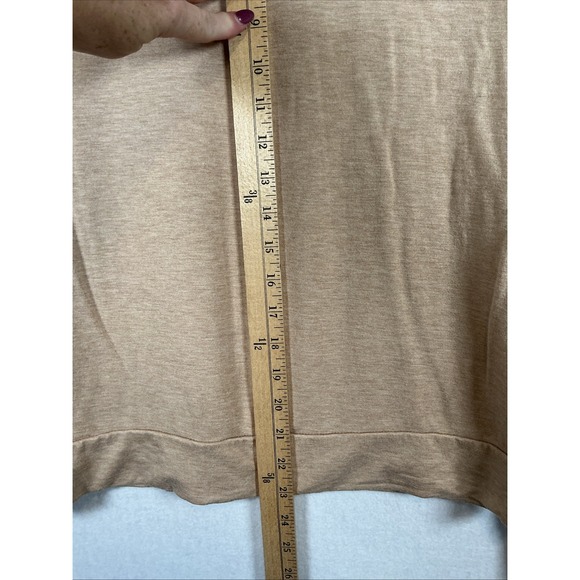 Soma WKND Tan Zip Up Hoodie Sweatshirt Heathered XS 570311115 - Picture 6 of 7